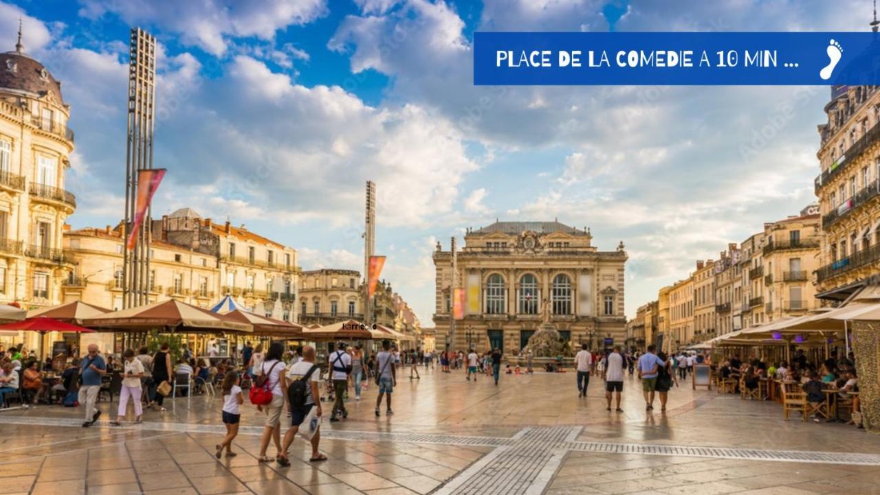 Apartament Uncourtsejour - Montpellier Gare - Parking Zewnętrze zdjęcie